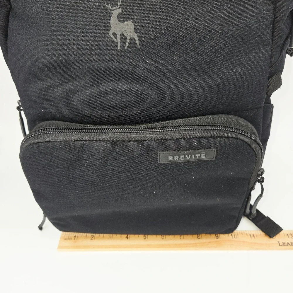 Brevite The Jumper Camera Organizer Backpack Black Laptop Bag w/ Inserts